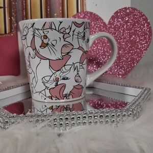 Disney Marie Cat Mug sketch art Aristocats New